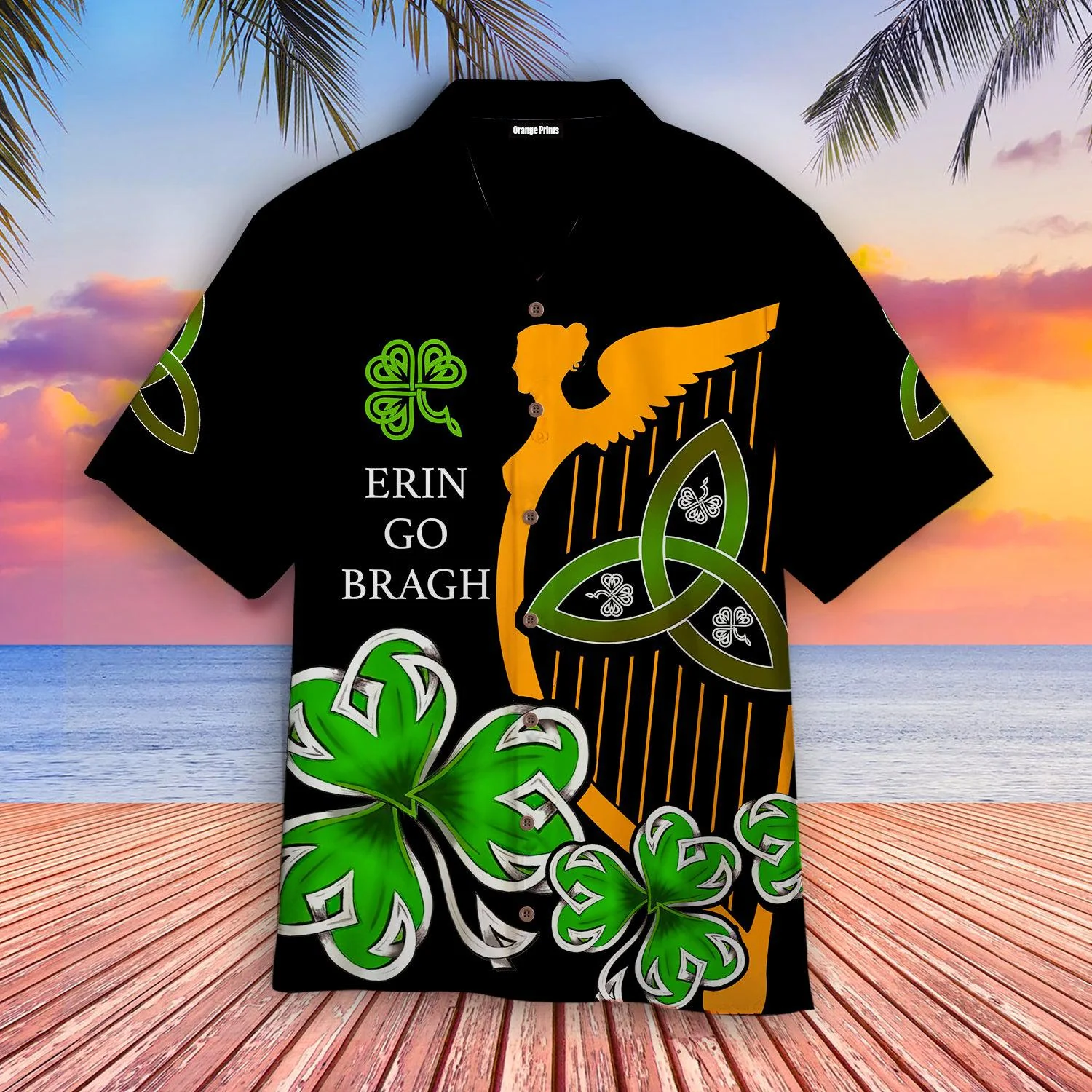 Irish St Patrick’s Day Trendy Hawaiian Shirt For