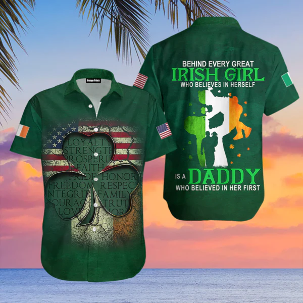 Irish St.Patrick Day Trendy Hawaiian Shirt For