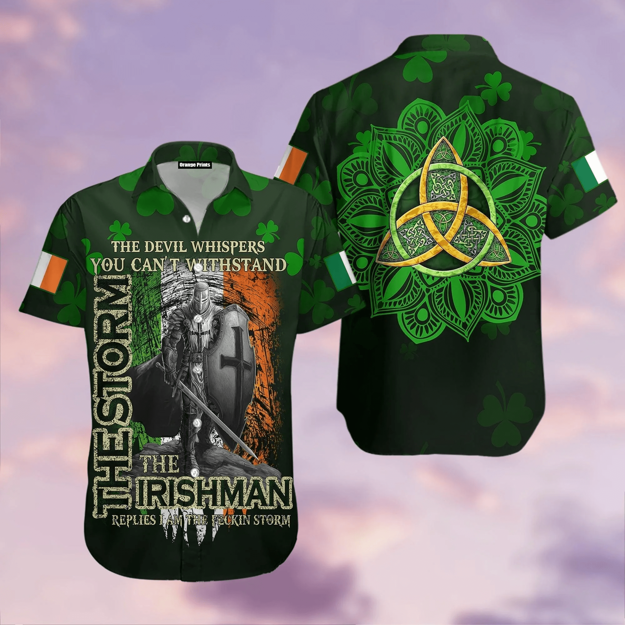 Irish St.Patrick Day Trendy Hawaiian Shirt For