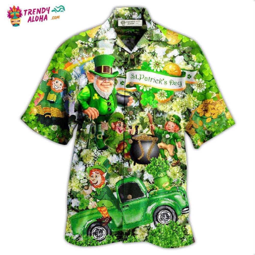 Irish Wish You A Happy Saint Patrick’S Day Hawaiian Shirt – Trendy Aloha