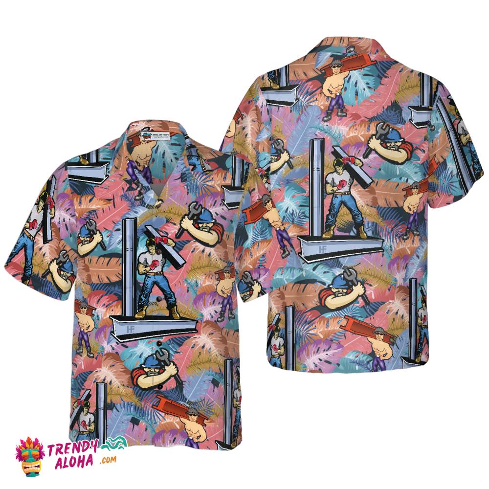 Ironworker Proud 3 Hawaiian Shirt Ironworker Proud 3 Hawaiian Shirt