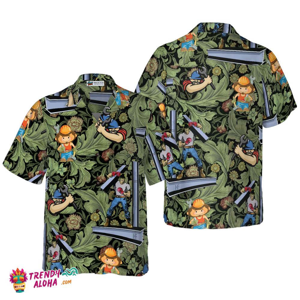 Ironworker Proud 4 Hawaiian Shirt