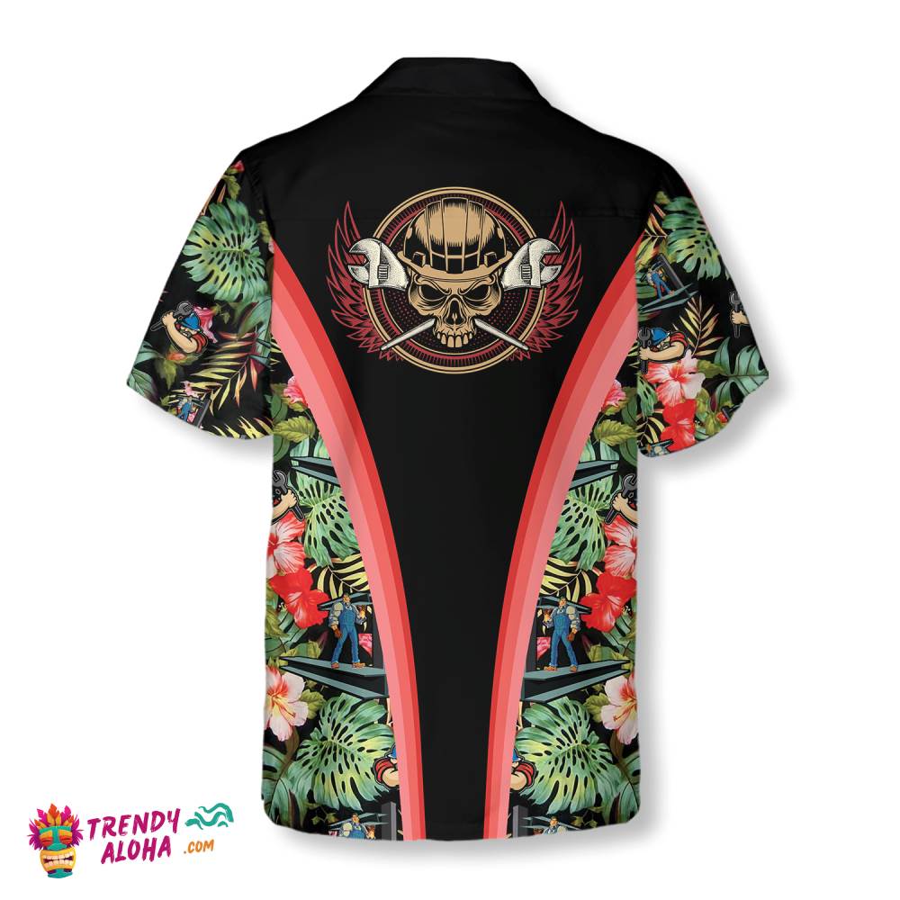 Ironworker Tropical Hawaiian Shirt