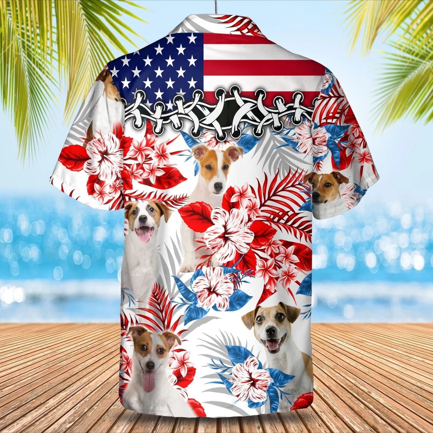 Jack Russell Terrier Hawaiian Shirt – Gift For Summer, Summer Aloha Shirt, Hawaiian Shirt For Men And Women