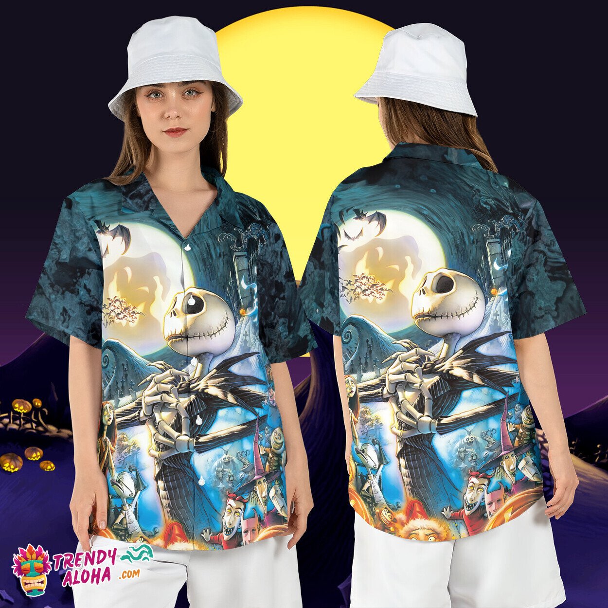 Jack Skeleton Halloween Nightmare Before Christmas Aloha