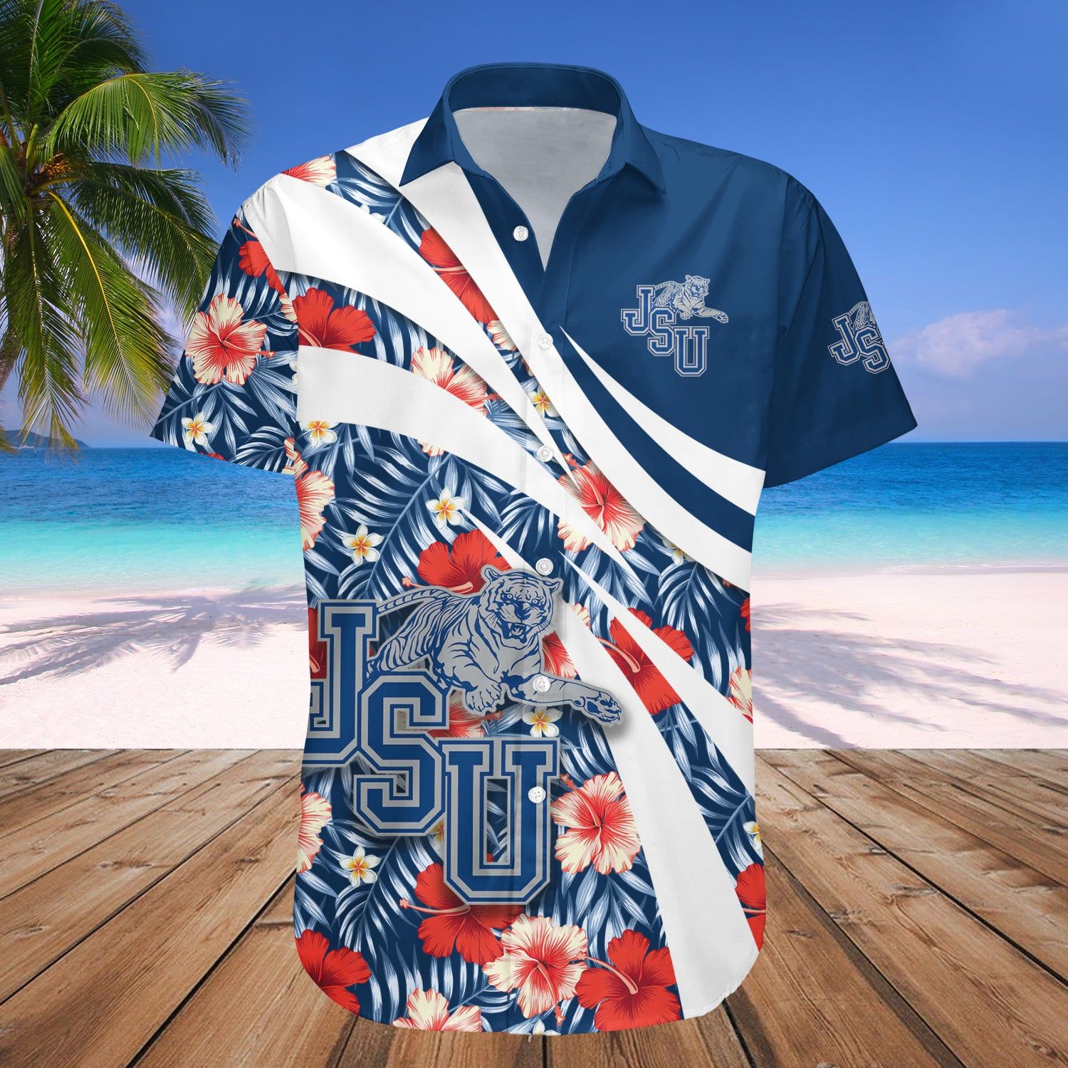 Jackson State Tigers Hawaii Shirt Hibiscus Sport Style – NCAA