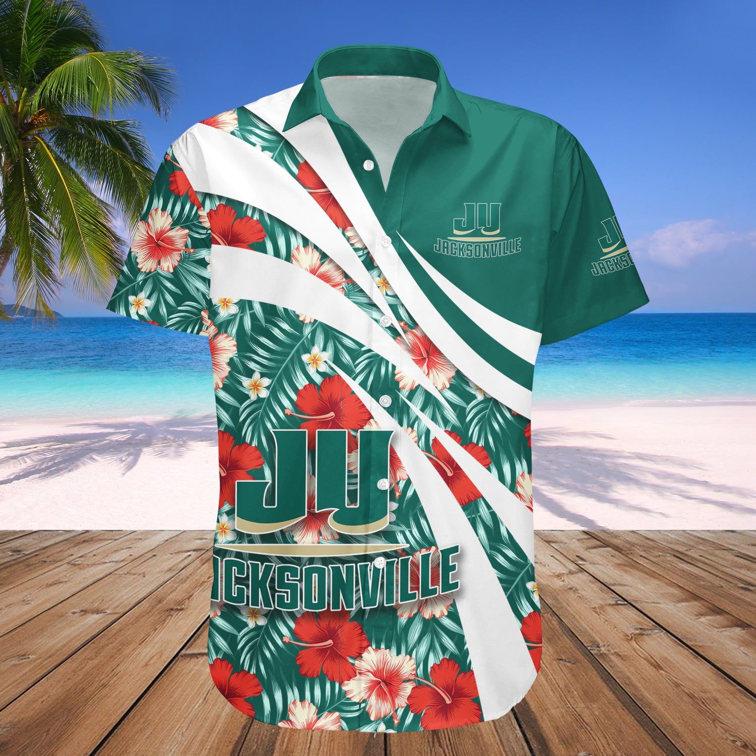 Jacksonville Dolphins Hawaii Shirt Hibiscus Sport Style – NCAA