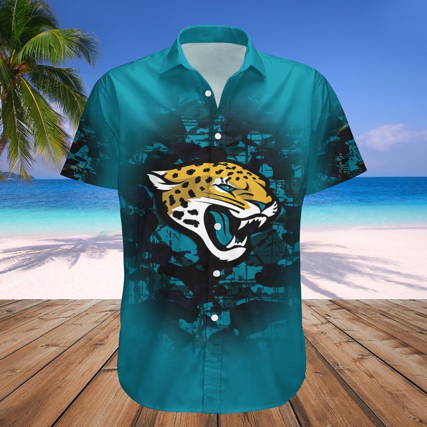Jacksonville Jaguars Hawaii Shirt Camouflage Vintage – NFL