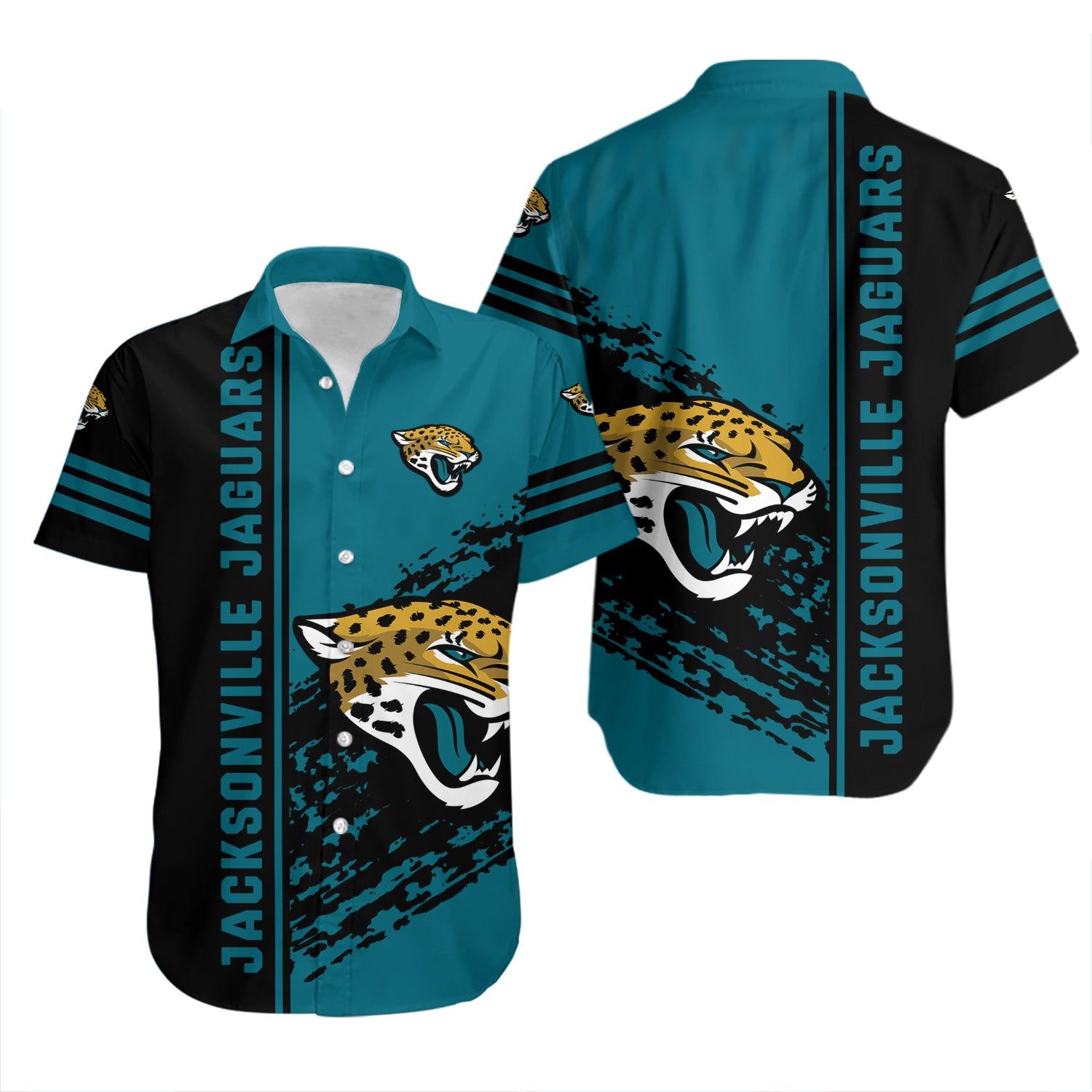 Jacksonville Jaguars Hawaiian Shirt Quarter Style – NFL