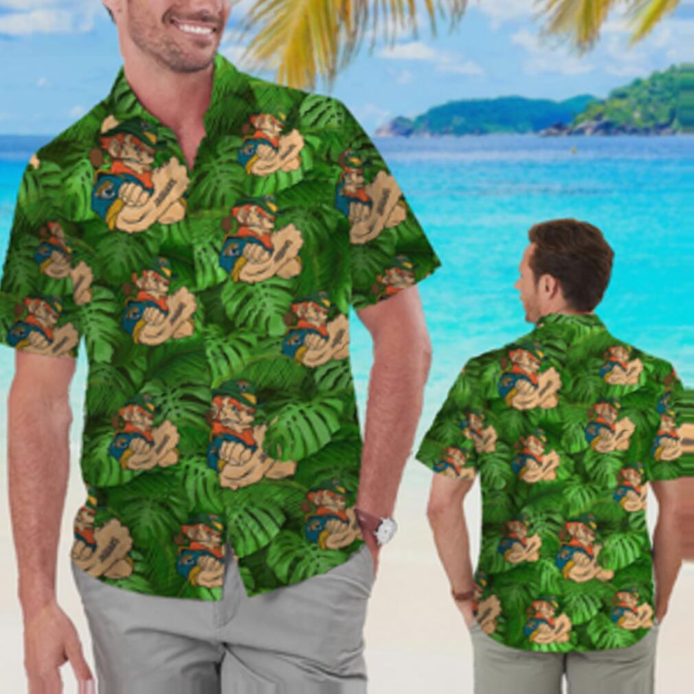 Jacksonville Jaguars Leprechaun St Patricks Day Hawaiian Shirt