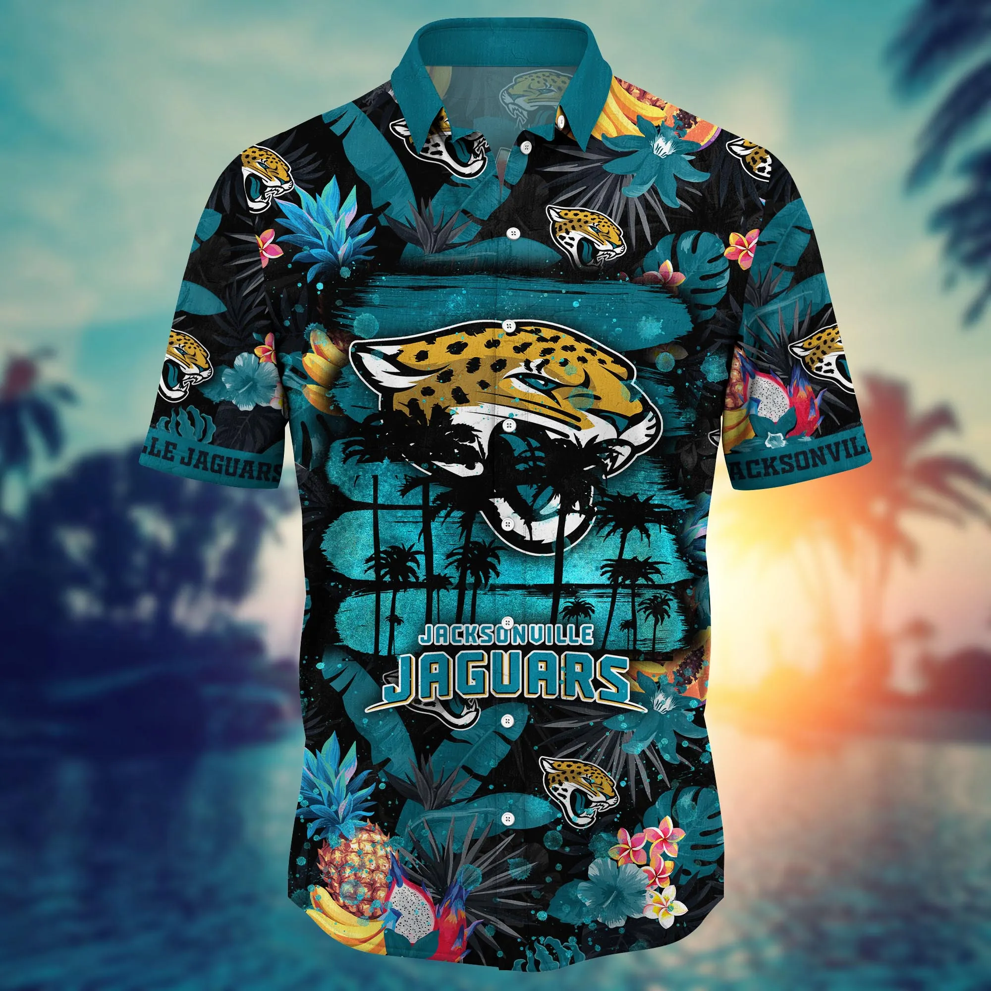 Jacksonville Jaguars NFL Hawaiian Shirt Balmytime Aloha Shirt