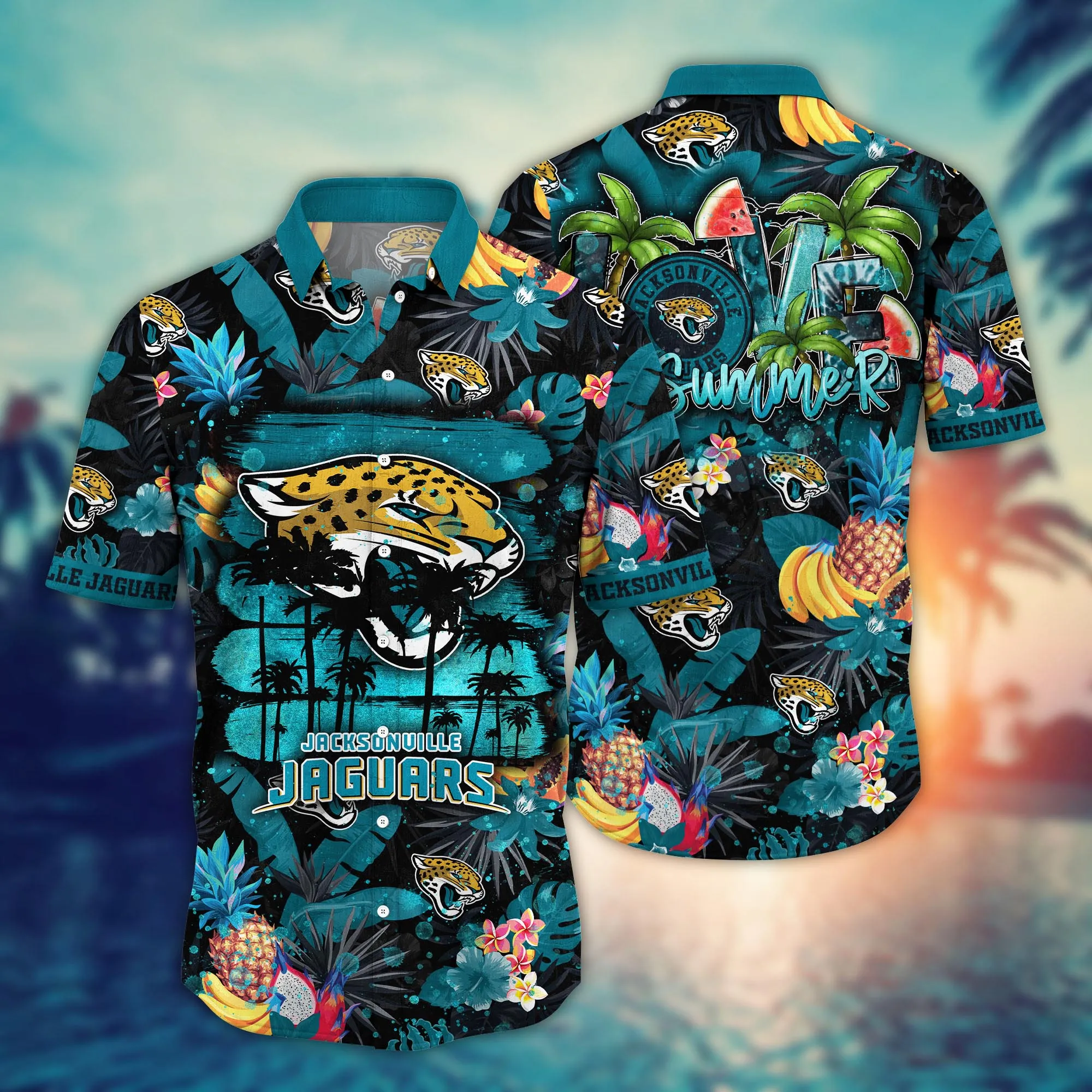 Jacksonville Jaguars NFL Hawaiian Shirt Balmytime Aloha Shirt