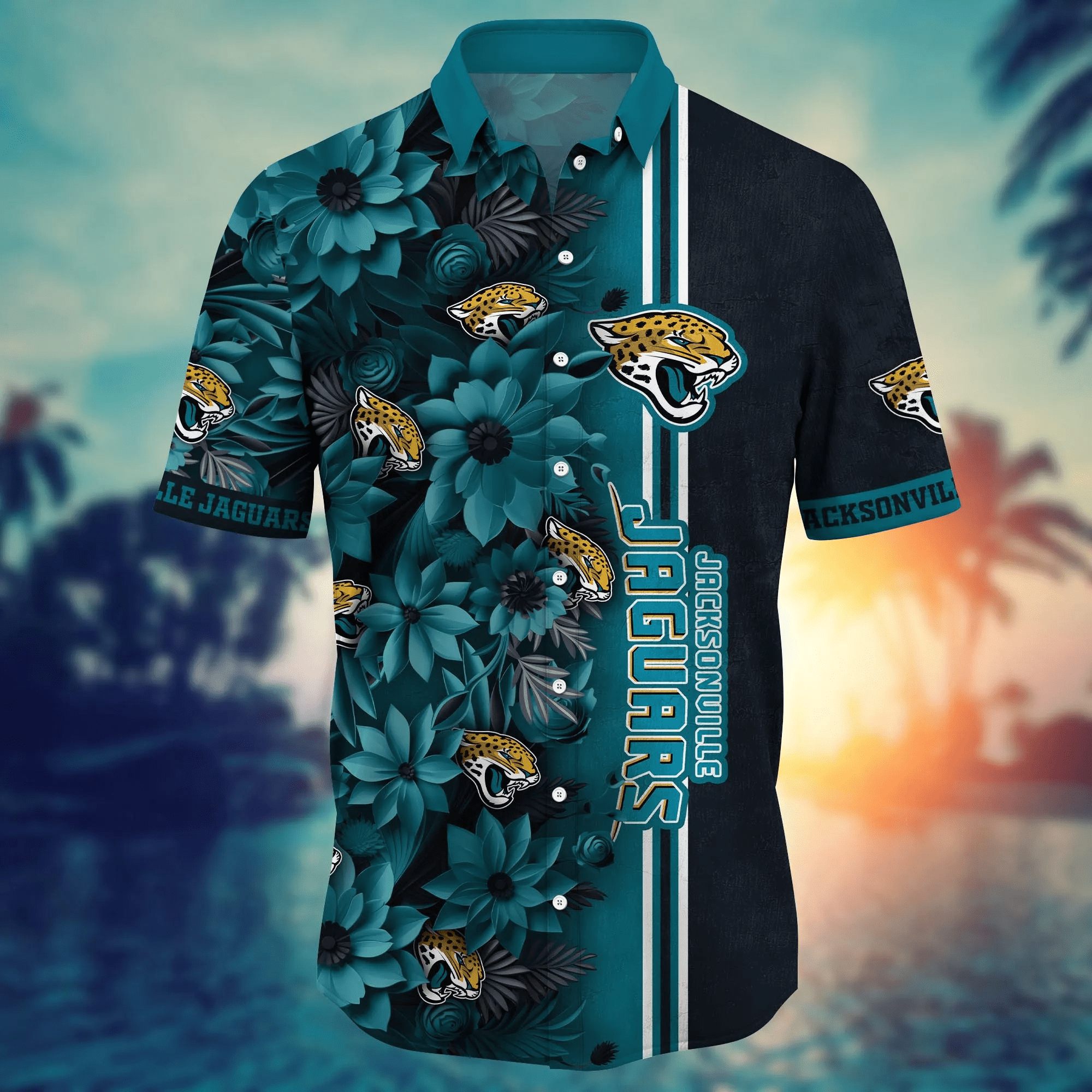 Jacksonville Jaguars NFL Hawaiian Shirt Custom Mosquito Bites Aloha Shirt