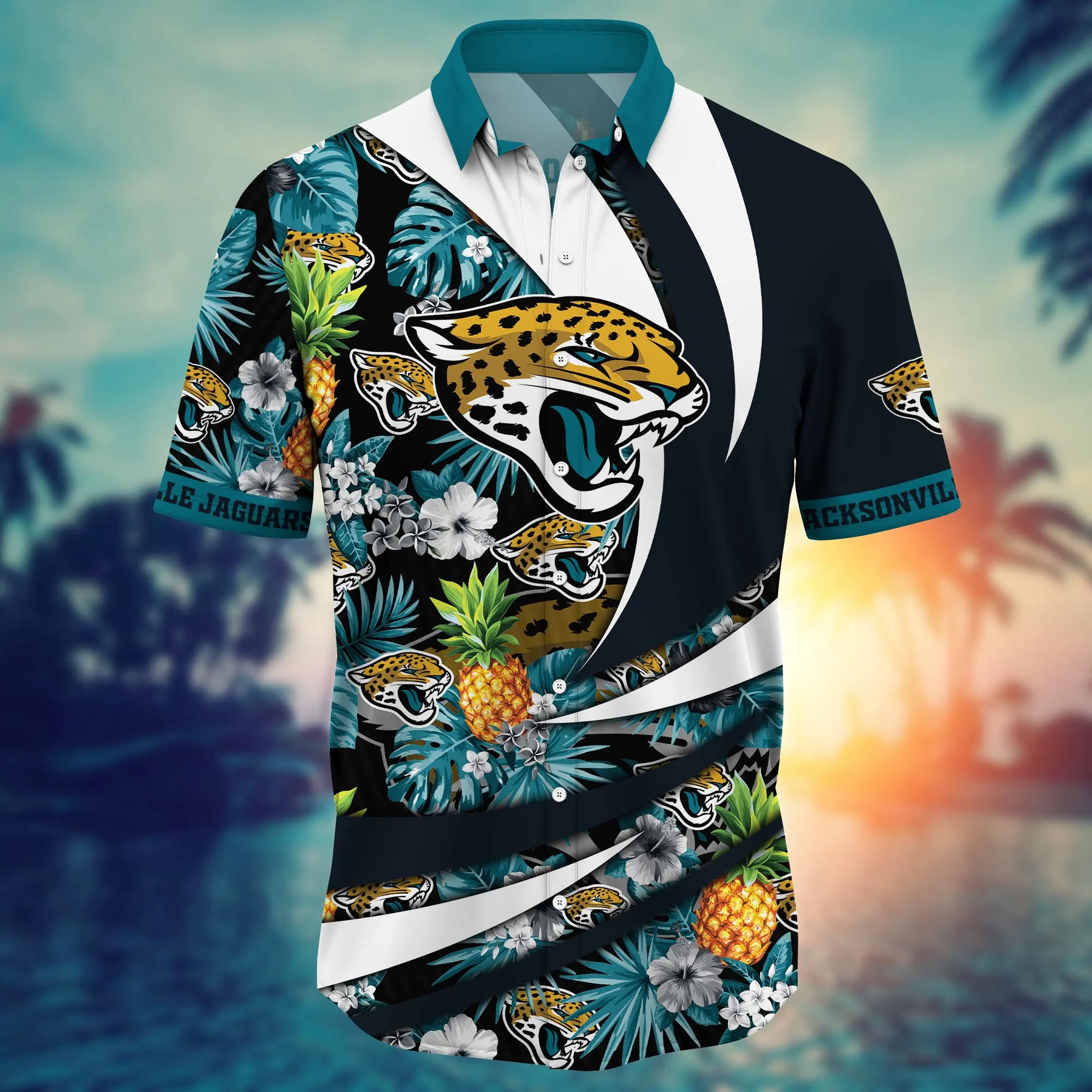 Jacksonville Jaguars NFL Hawaiian Shirt Pool Parties Aloha Shirt