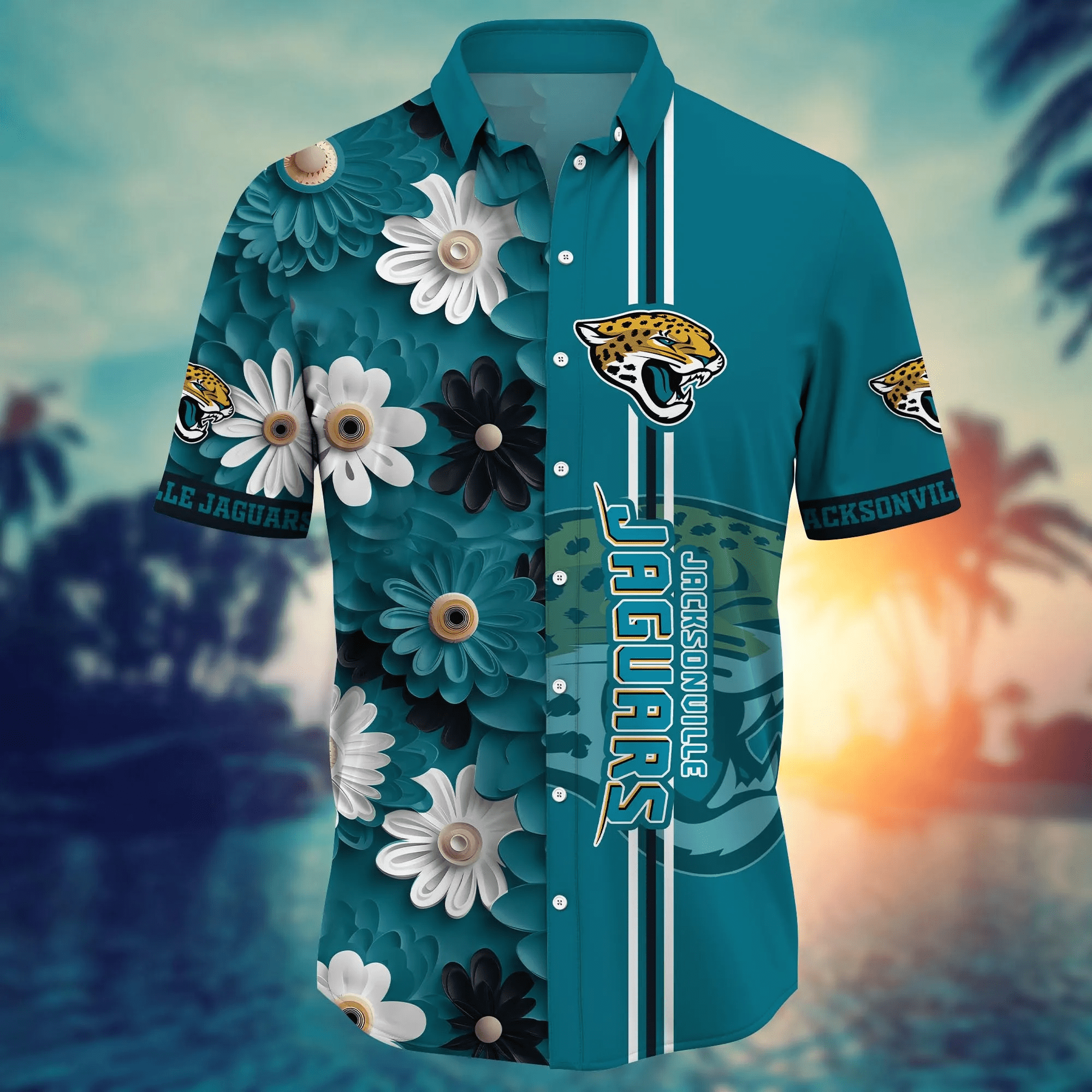 Jacksonville Jaguars NFL Hawaiian Shirt Summery Aloha Shirt