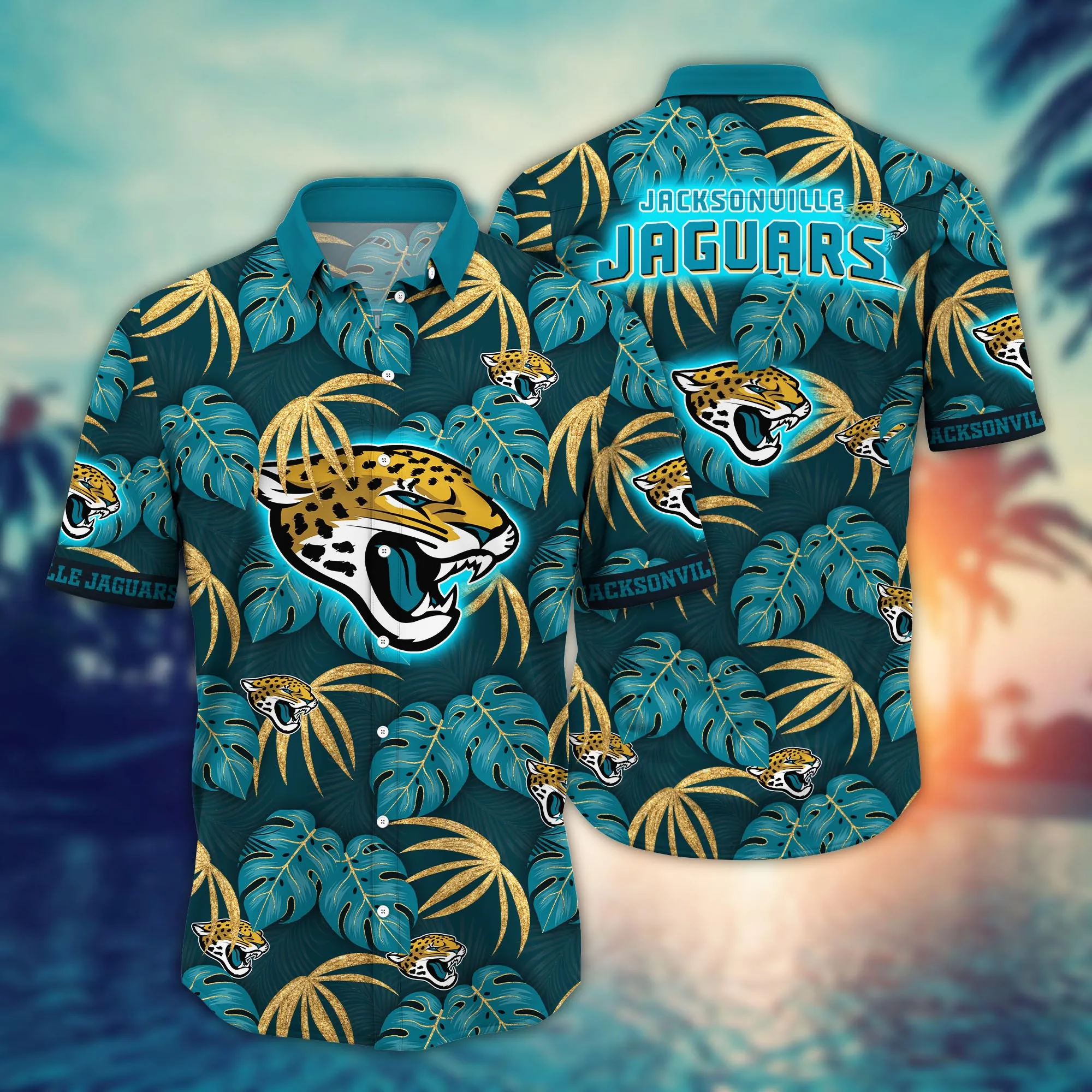 Jacksonville Jaguars NFL Hawaiian Shirt Warmth Aloha Shirt Jacksonville Jaguars NFL Hawaiian Shirt Warmth Aloha Shirt