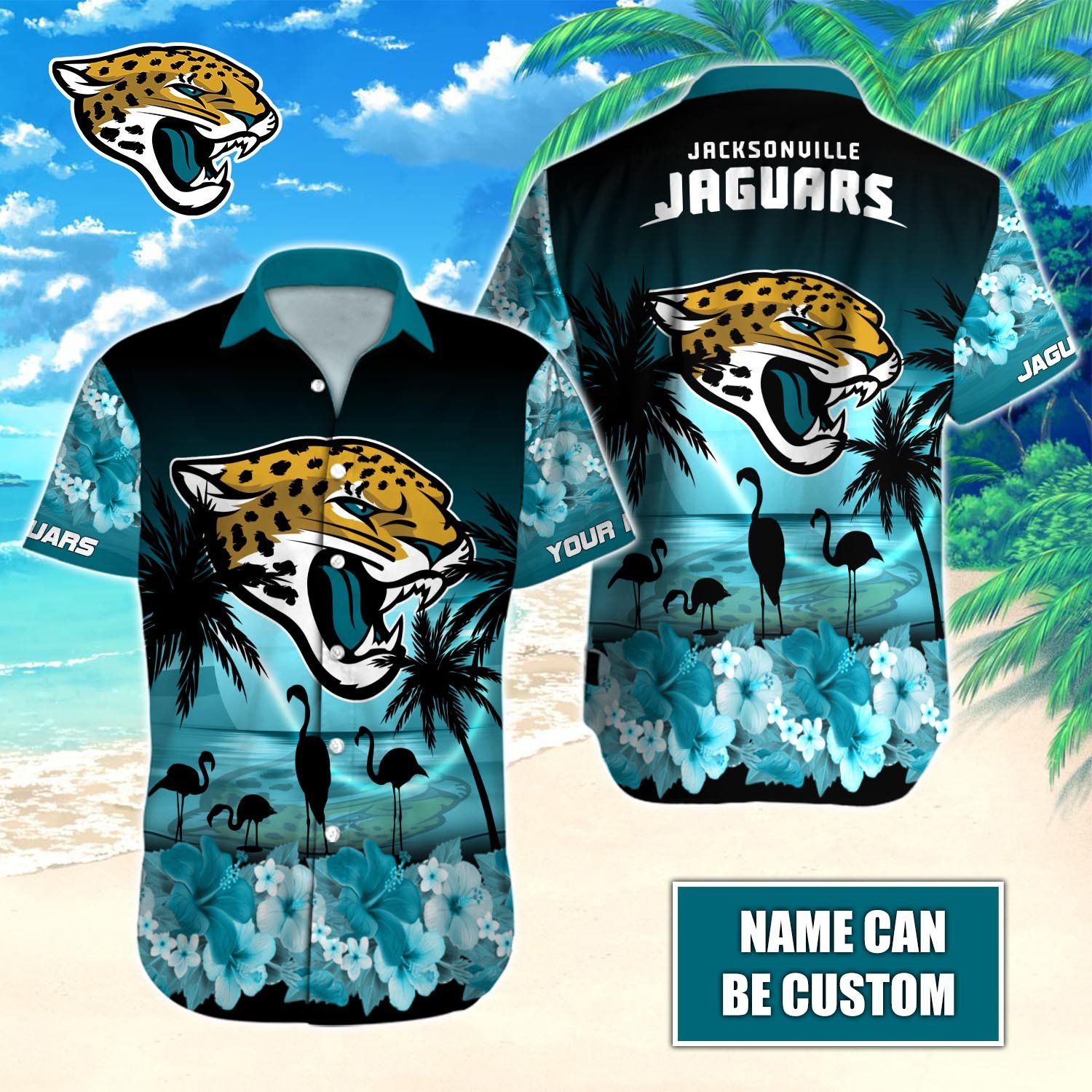 Jacksonville Jaguars Pride Flourishing in Hawaiian Outfit