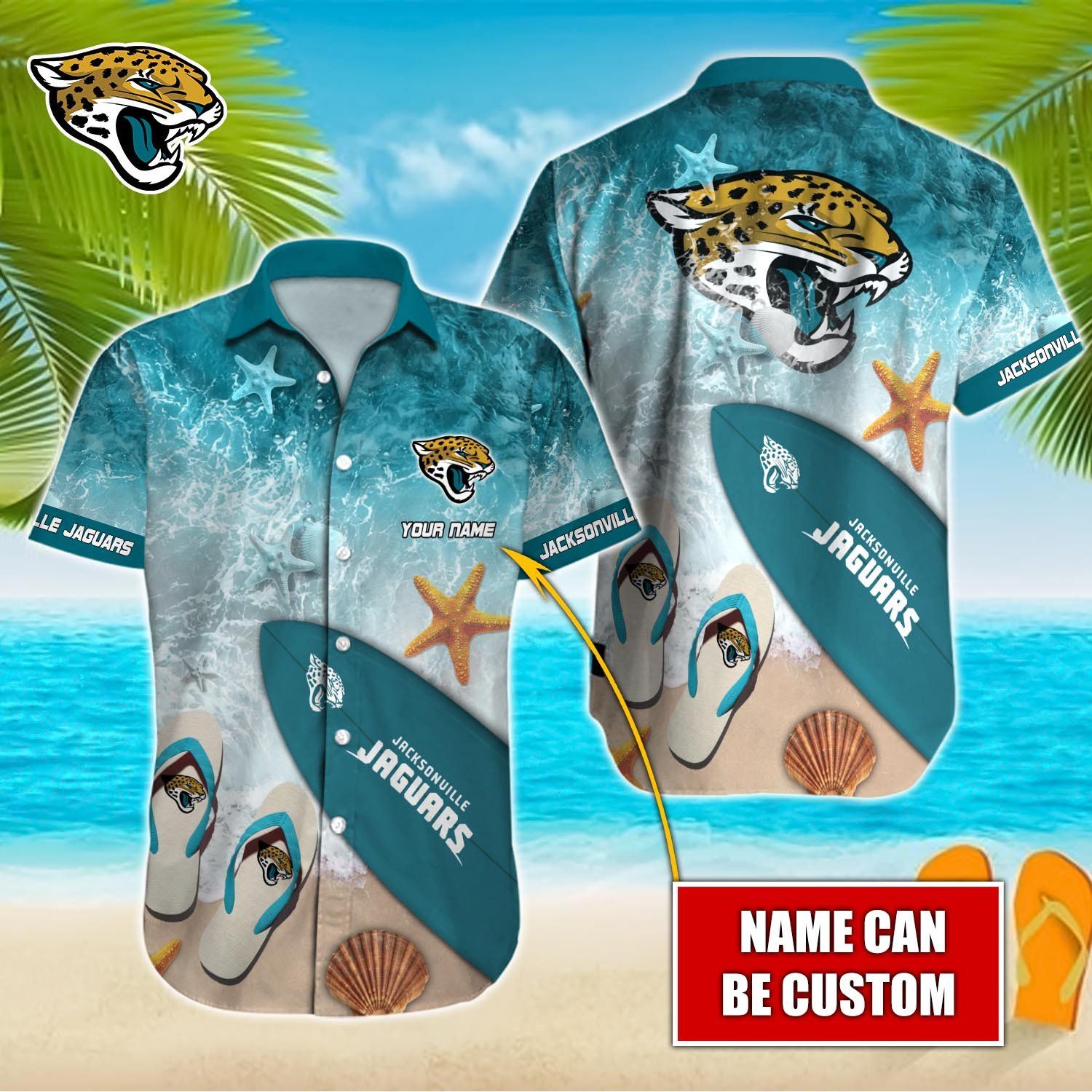 Jacksonville Jaguars Valor Enveloped in Hawaiian Threads