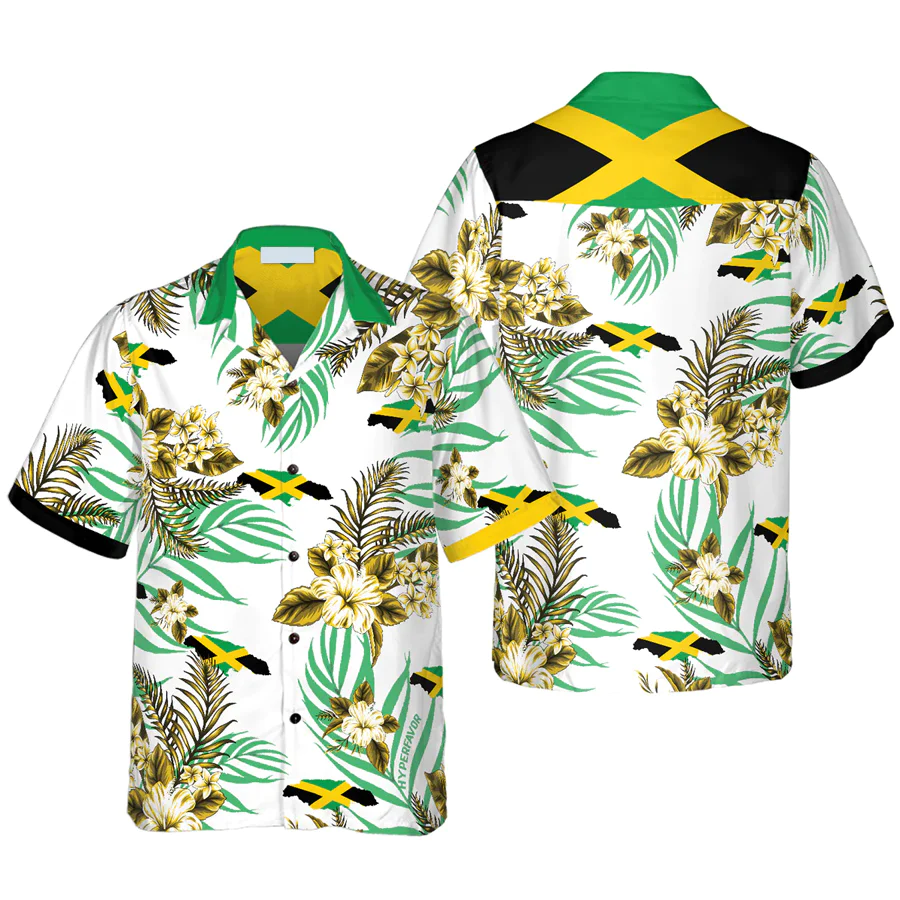 Jamaica Proud Trendy Hawaiian Shirt For Men Women Kids Adults Jamaica Proud Trendy Hawaiian Shirt For Men Women Kids Adults