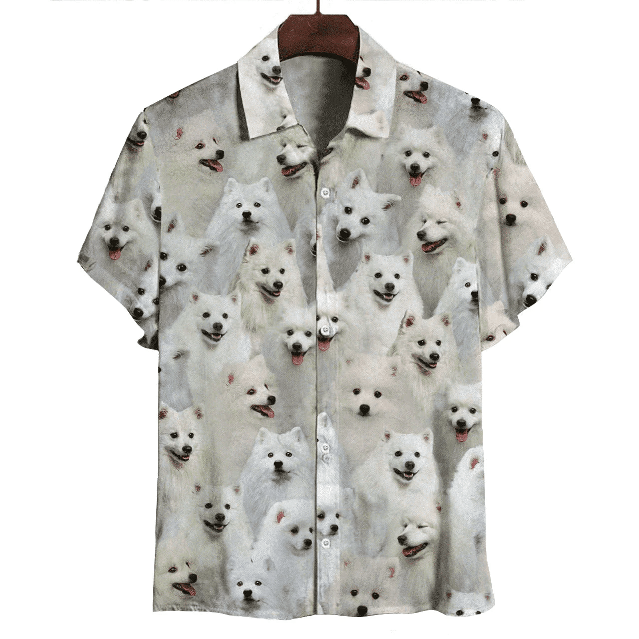 Japanese Spitzs Hawaiian Shirts, Dog Vintage Hawaiian Shirt, Gift For Dog Lovers