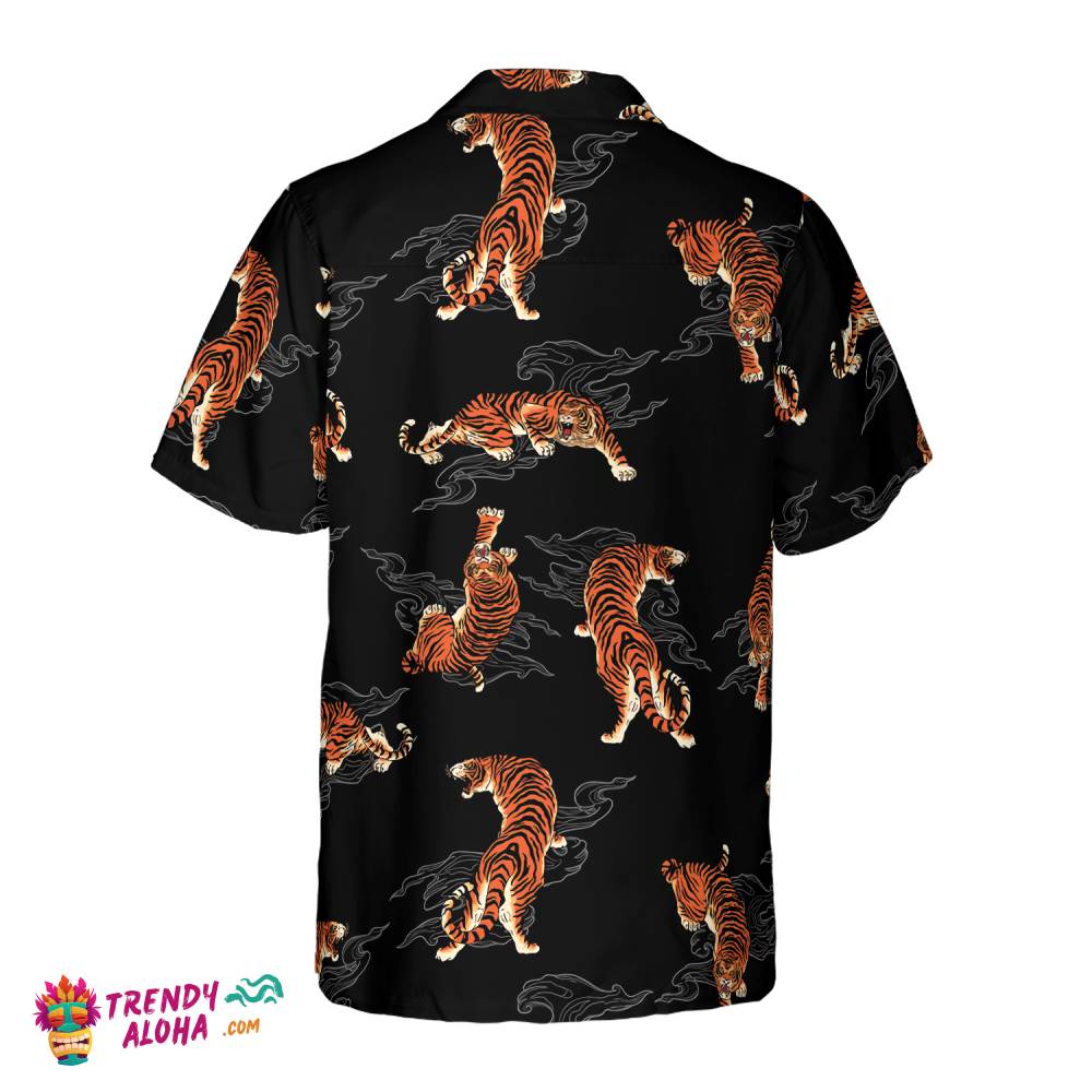 Japanese Tiger Shirt For Men Hawaiian Shirt