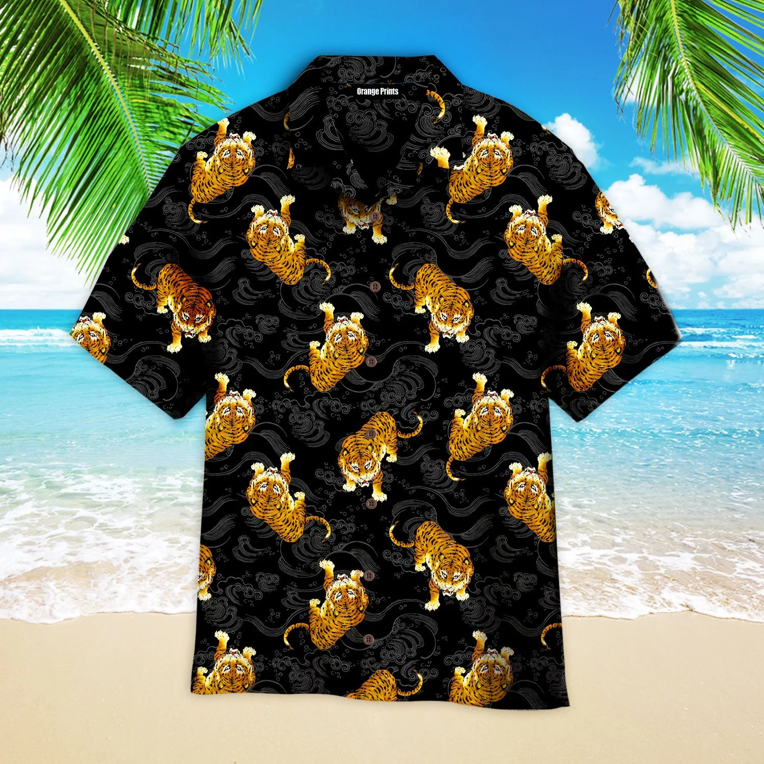 Japanese Tiger Trendy Hawaiian Shirt For Aloha Shirt