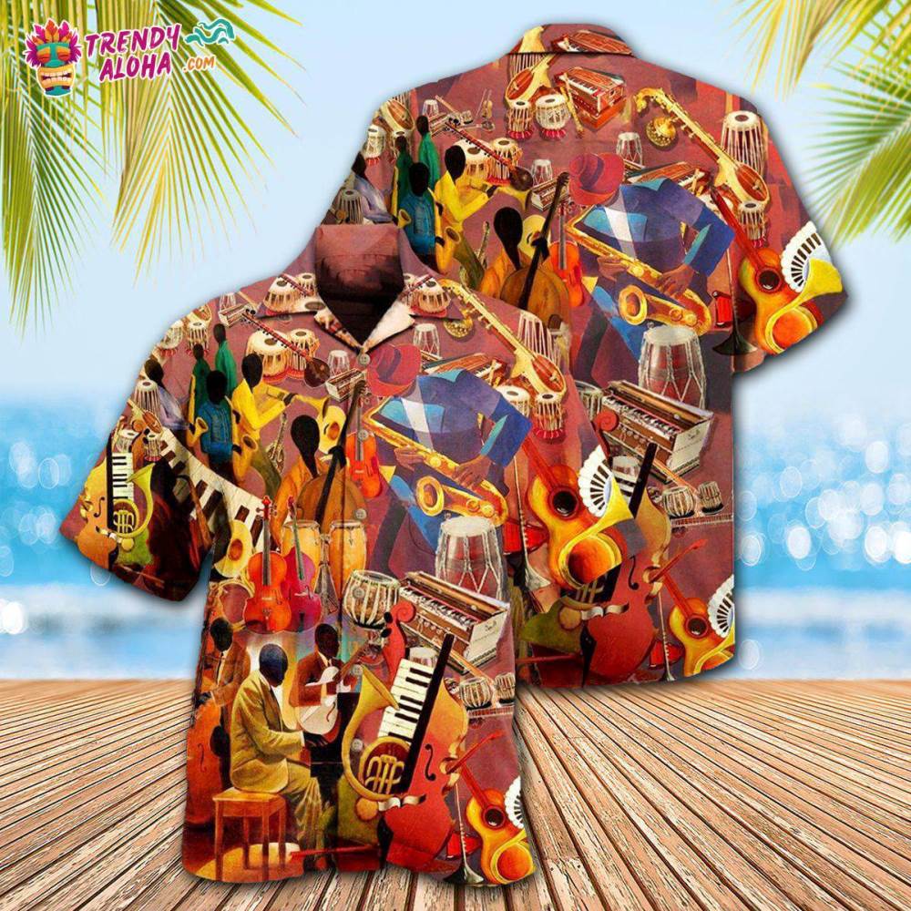 Jazz Music The Melody Of Time Jazz Hawaiian Shirt – Trendy Aloha