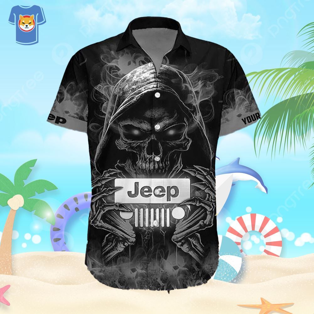 Jeep 3D Hawaiian Shirt Custom Name Summer Gift For Men And Women