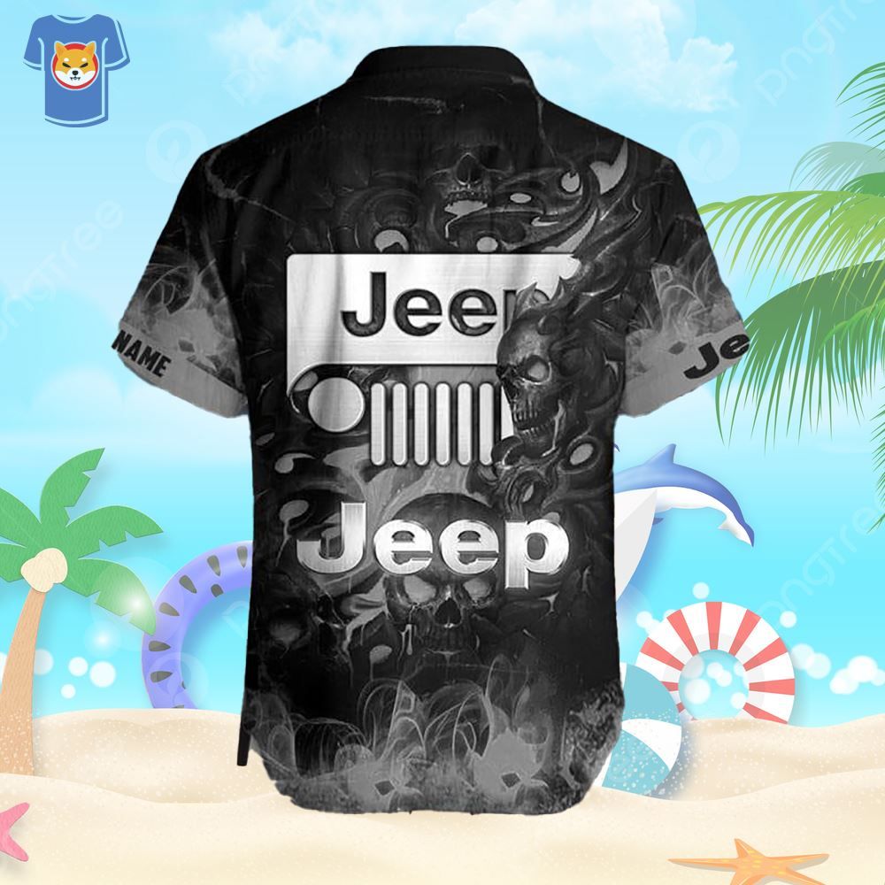 Jeep 3D Hawaiian Shirt Custom Name Summer Gift For Men And Women Jeep 3D Hawaiian Shirt Custom Name Summer Gift For Men And Women