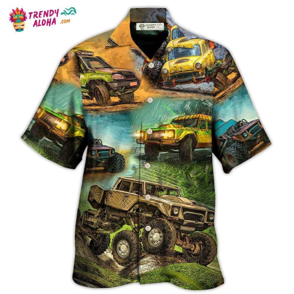 Jeep Abstract So Cool Vintage Art Style Hawaiian Shirt – Trendy Aloha