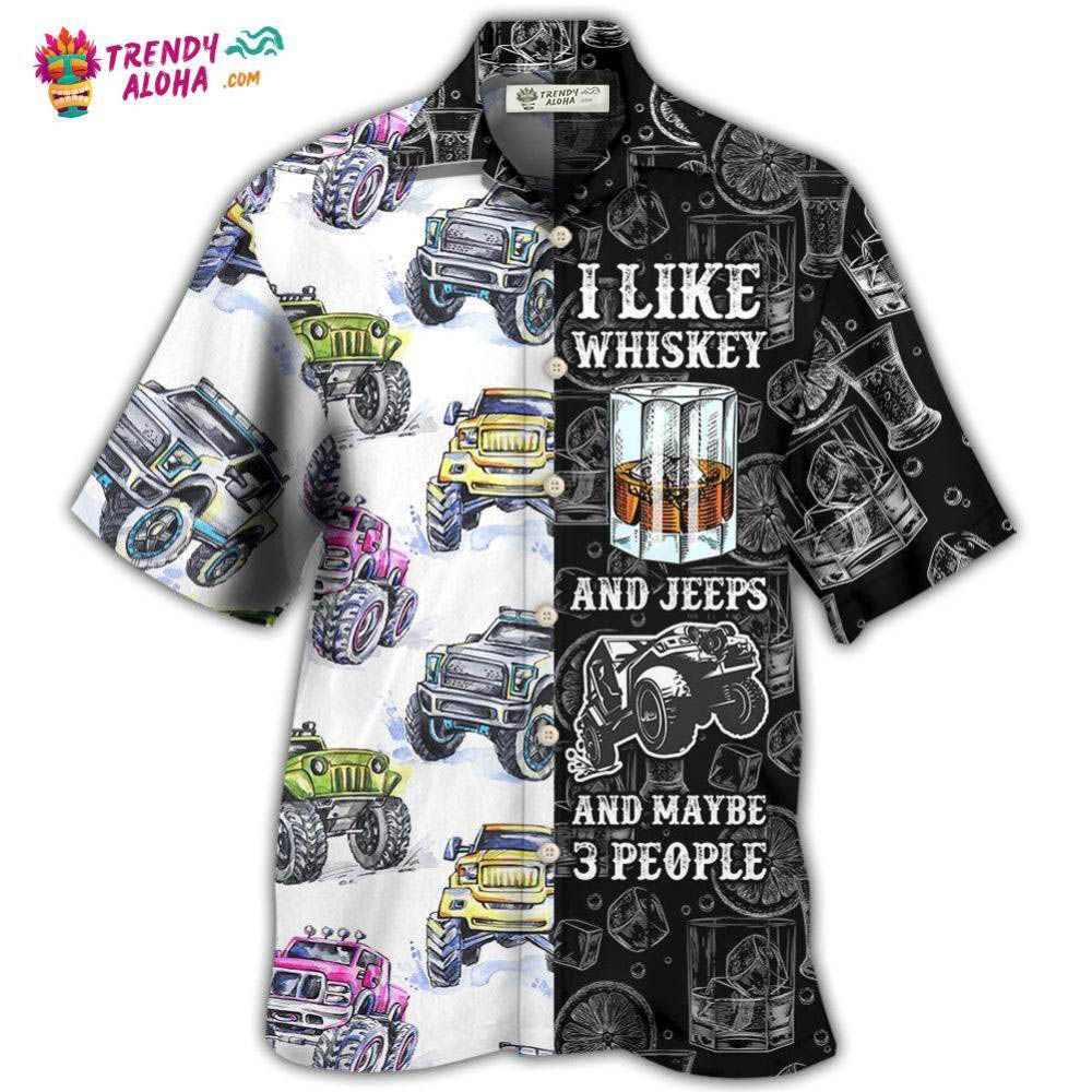 Jeep I Like Whiskey And Jeeps Hawaiian Shirt – Trendy Aloha Jeep I Like Whiskey And Jeeps Hawaiian Shirt – Trendy Aloha