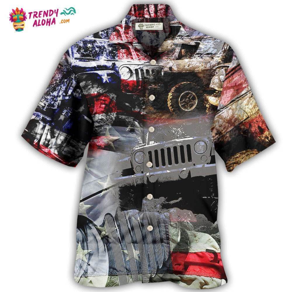 Jeep Independence Day Hawaiian Shirt – Trendy Aloha Jeep Independence Day Hawaiian Shirt – Trendy Aloha