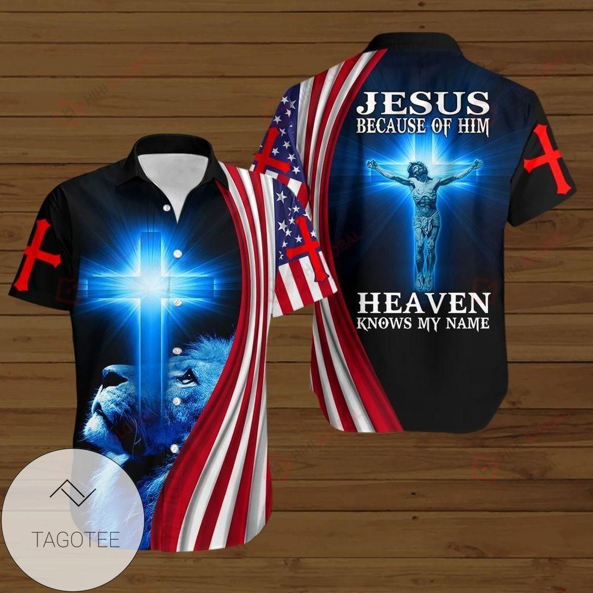 Jesus Because Of Him Heaven Knows My Name Hawaiian Shirts