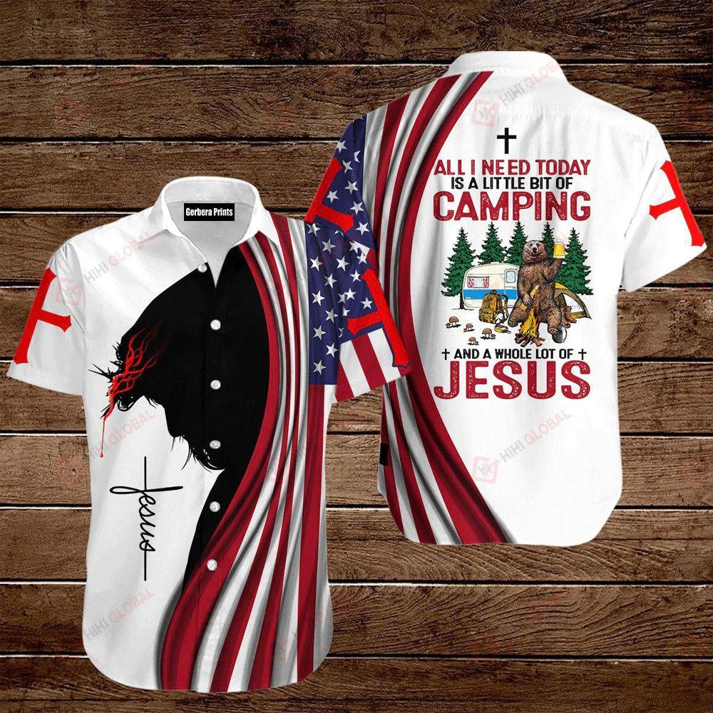 Jesus Camping White Aloha Hawaiian Shirts For Men And Women Jesus Camping White Aloha Hawaiian Shirts For Men And Women