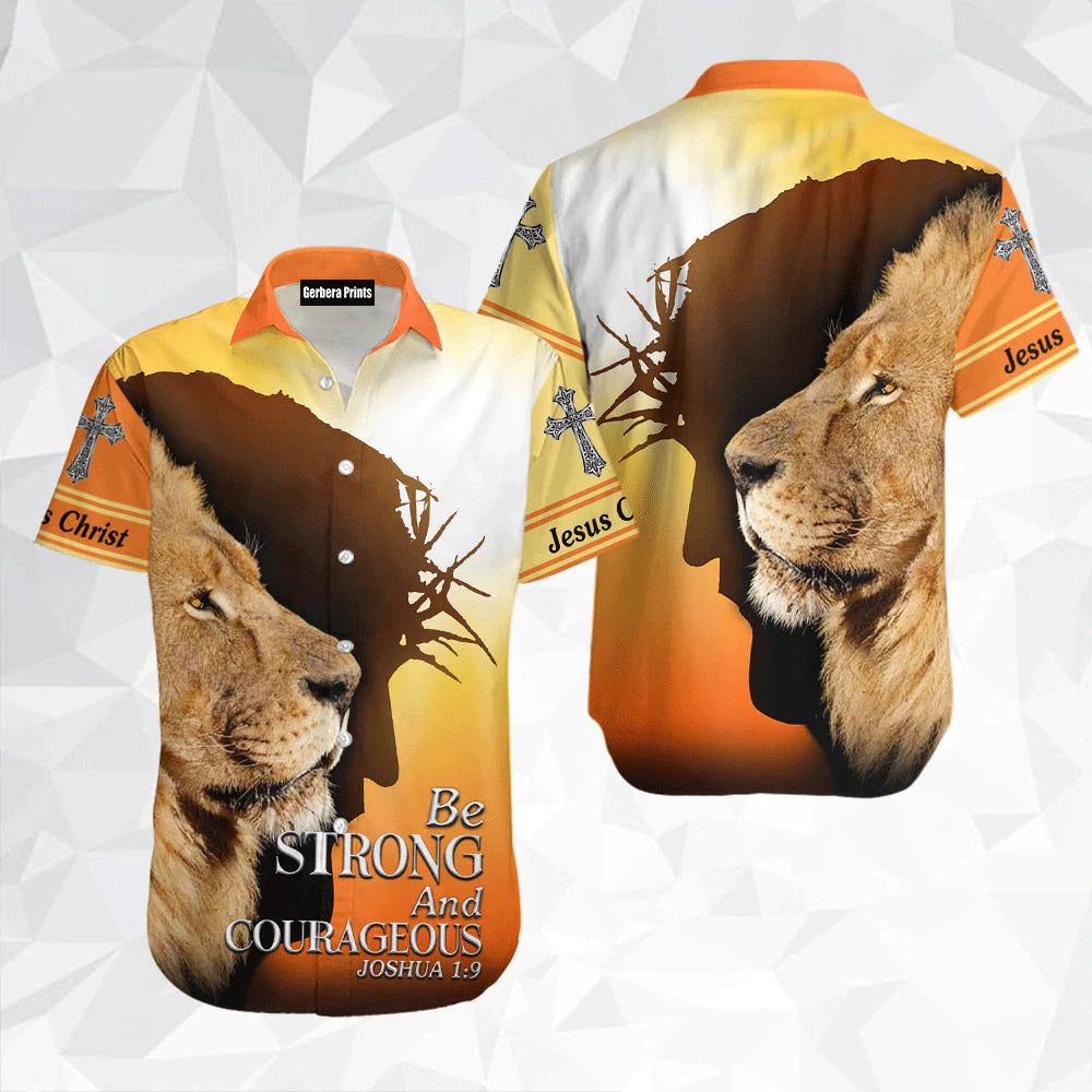 Jesus Christ And Lion Aloha Hawaiian Shirts For Men And For Women