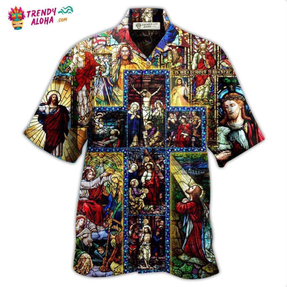 Jesus Faith Over Fear Hawaiian Shirt – Trendy Aloha Jesus Faith Over Fear Hawaiian Shirt – Trendy Aloha