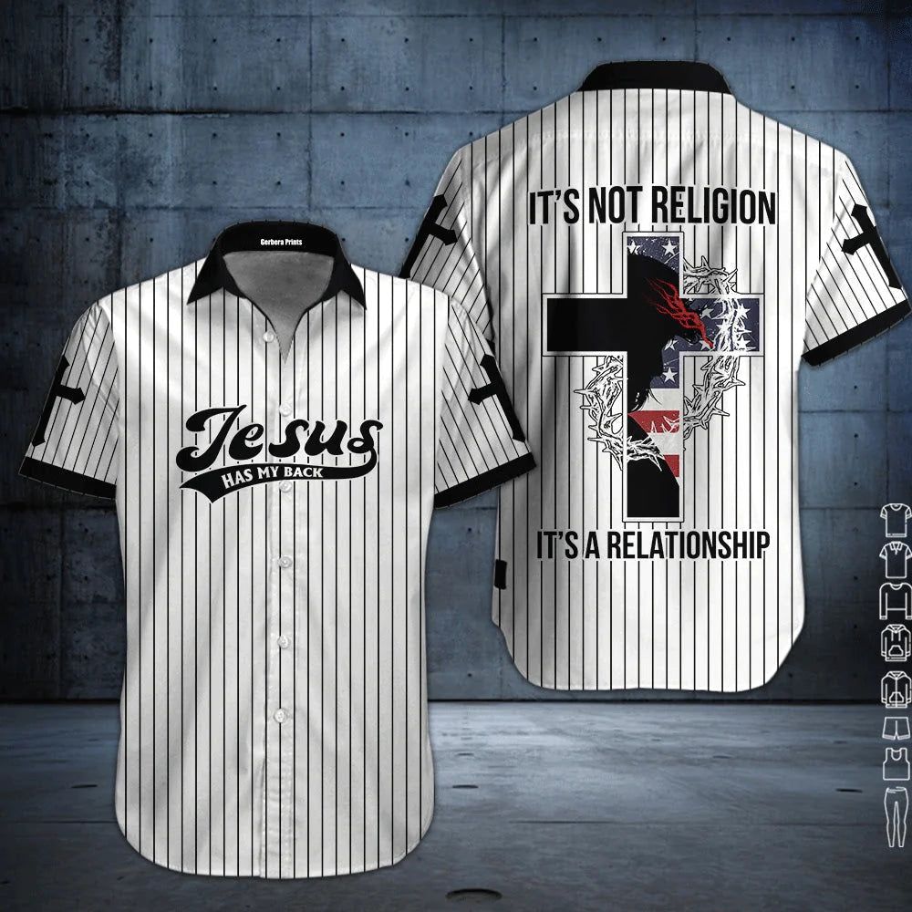 Jesus Faith White Aloha Hawaiian Shirts For Men And Women