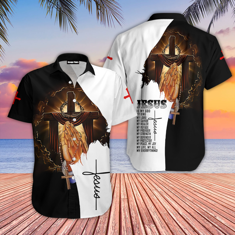 Jesus Is My God Aloha Hawaiian Shirts For Men And Women |