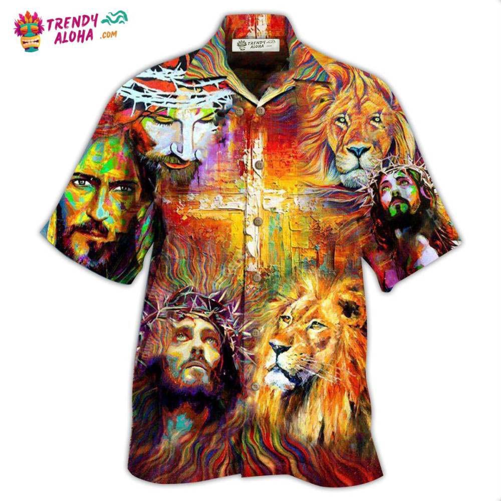 Jesus Is My King My Lord My Savior Hawaiian Shirt – Trendy Aloha