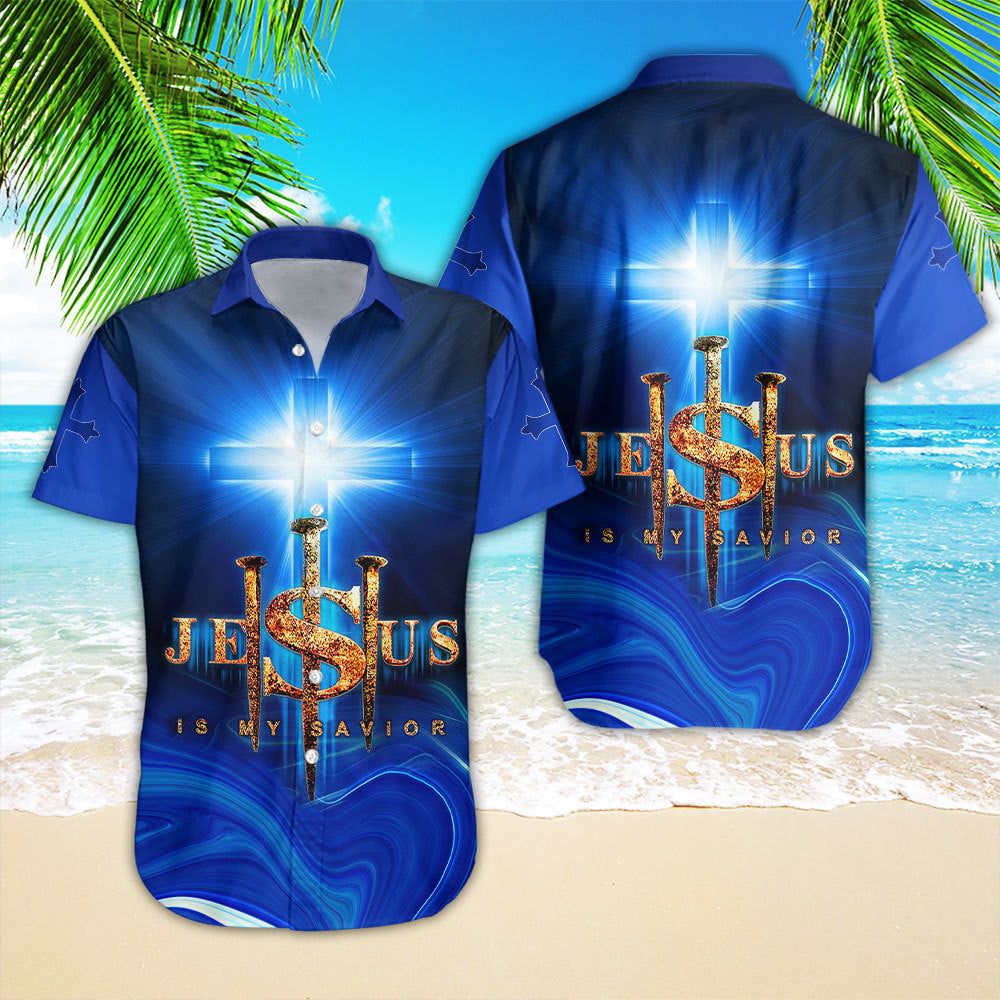 Jesus Is My Savior Aloha Hawaiian Shirts For Men & For Women |