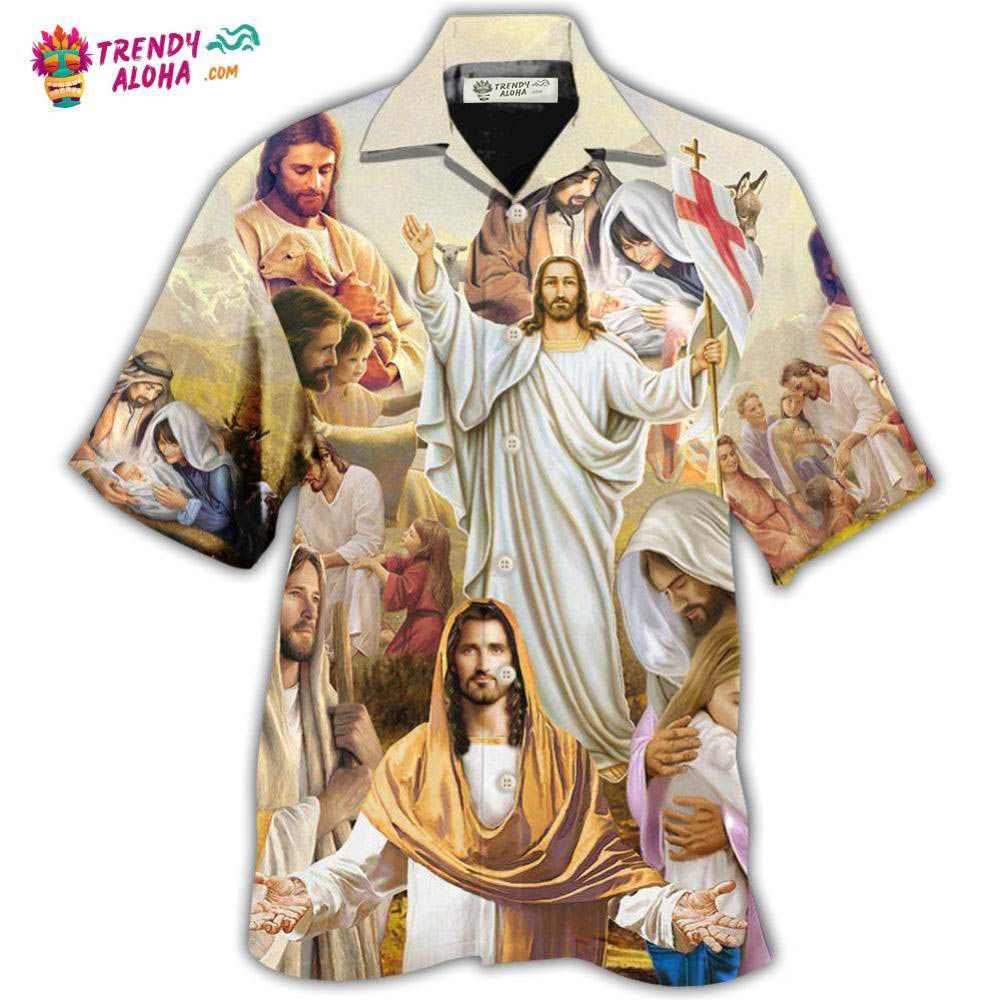 Jesus Is My Savior Faith Hawaiian Shirt – Trendy Aloha Jesus Is My Savior Faith Hawaiian Shirt – Trendy Aloha