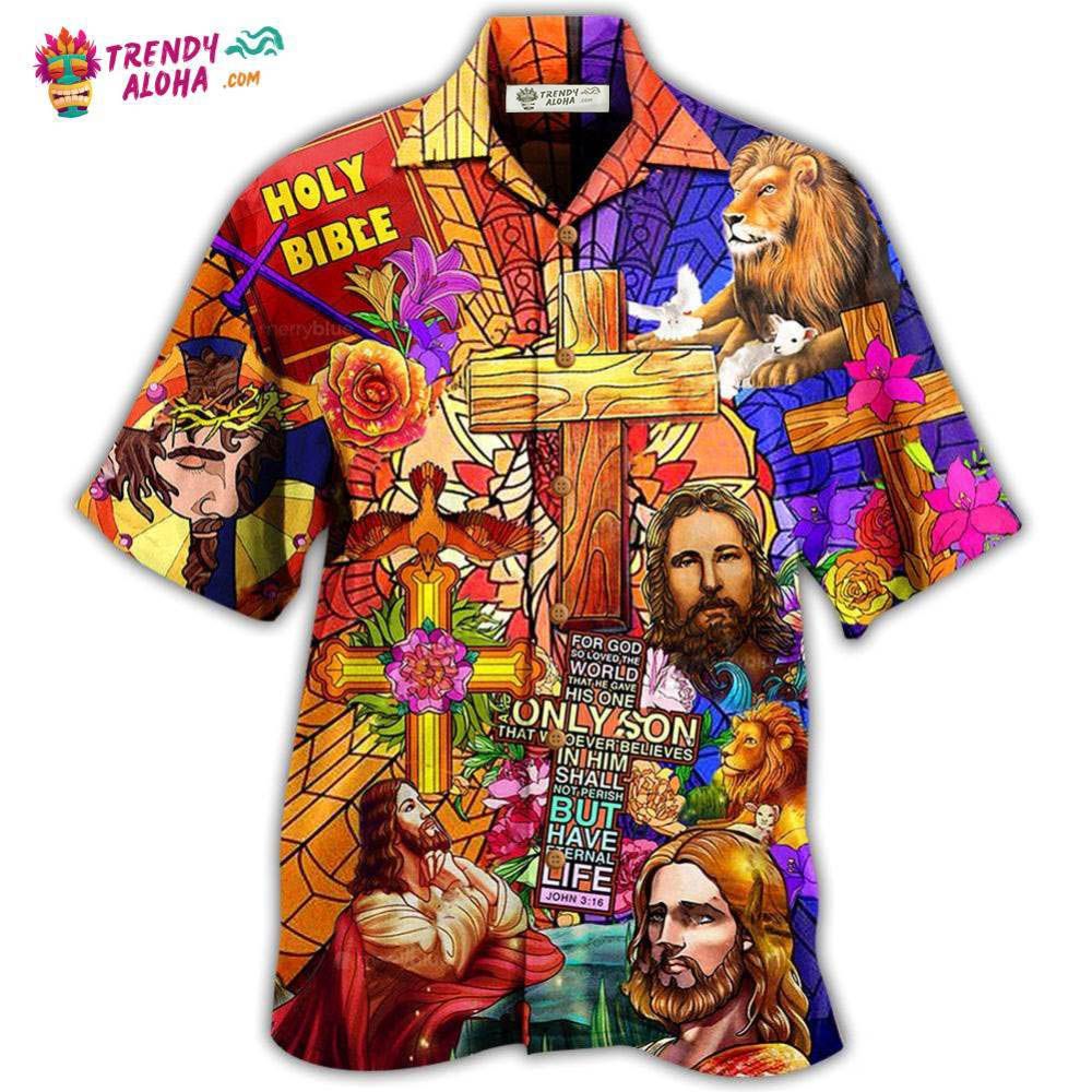 Jesus Lion And Flowers Cool Hawaiian Shirt – Trendy Aloha Jesus Lion And Flowers Cool Hawaiian Shirt – Trendy Aloha