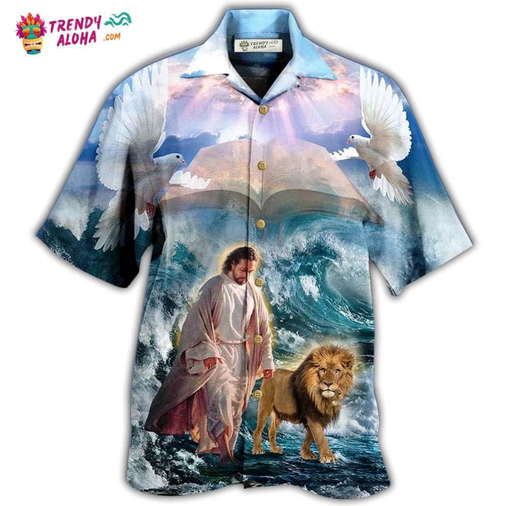 Jesus Lion I Found My Peace Jesus Hawaiian Shirt – Trendy Aloha Jesus Lion I Found My Peace Jesus Hawaiian Shirt – Trendy Aloha