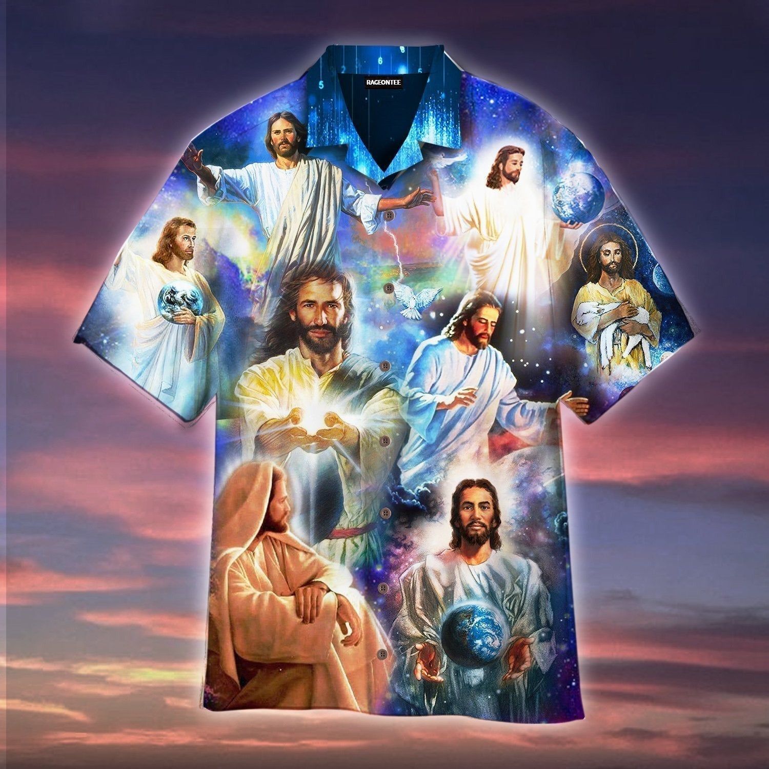 Jesus Love Earth Peaceful Aloha Hawaiian Shirts For Men And Women |