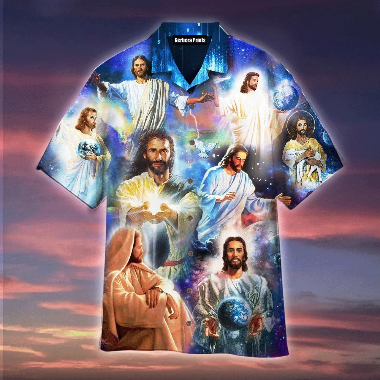 Jesus Love Earth Peaceful Aloha Hawaiian Shirts For Men And Women