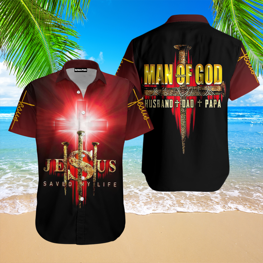 Jesus Man Of God Aloha Hawaiian Shirts For Men & For Women |