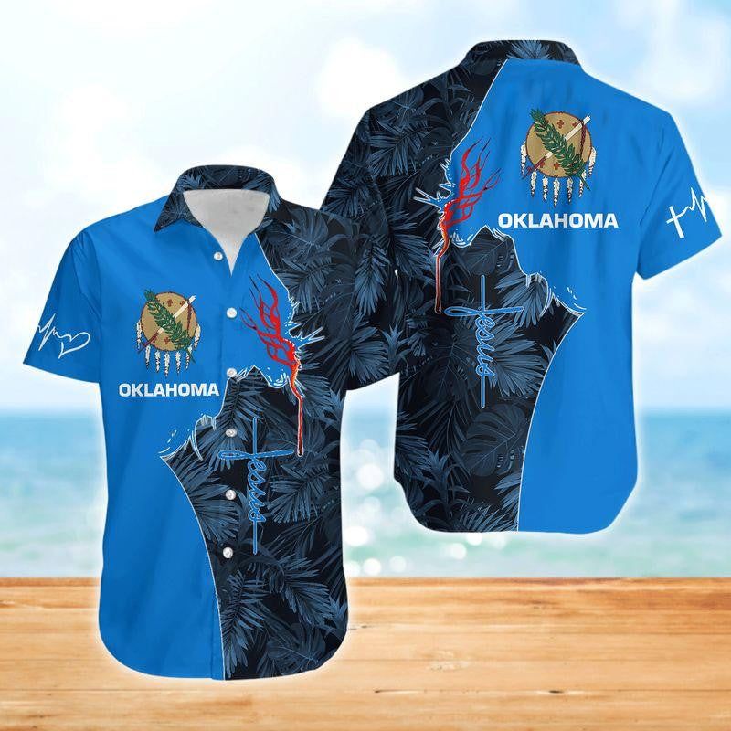 Jesus Oklahoma Aloha Hawaiian Shirts For Men And Women |