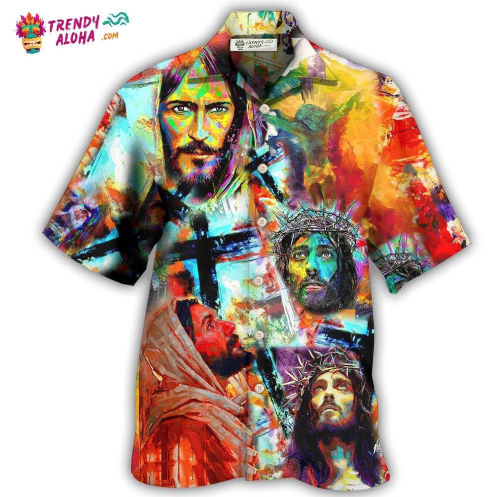 Jesus Peace Life Color Hawaiian Shirt – Trendy Aloha Jesus Peace Life Color Hawaiian Shirt – Trendy Aloha