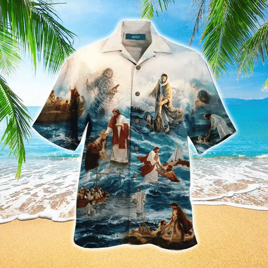 Jesus Aloha Hawaiian Shirts For Men and Women, August Guy Until I Said Amen HO2393 main image 0