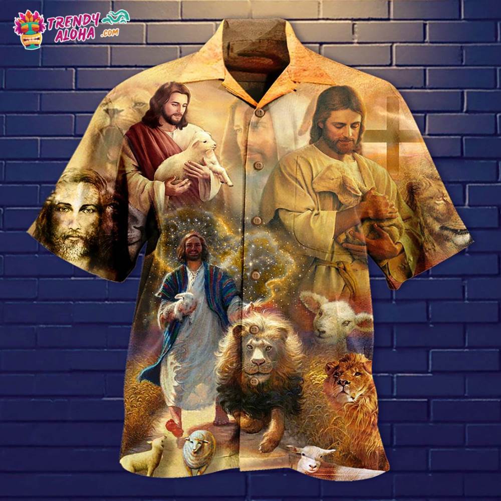 Jesus Saves Animals And Loves Animals Hawaiian Shirt – Trendy Aloha